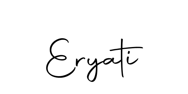 You can use this online signature creator to create a handwritten signature for the name Eryati. This is the best online autograph maker. Eryati signature style 10 images and pictures png