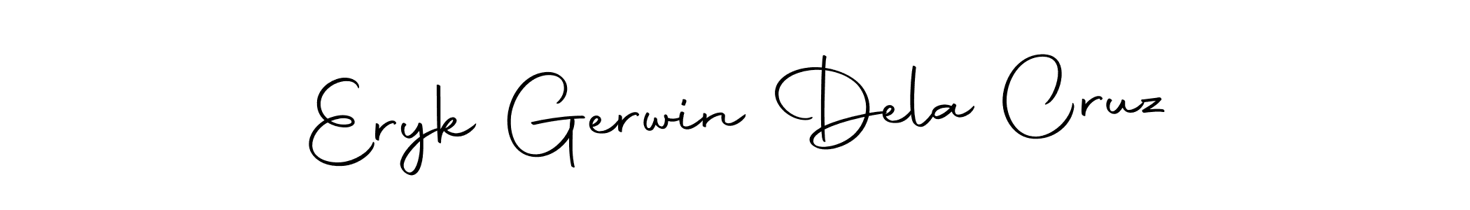 Make a beautiful signature design for name Eryk Gerwin Dela Cruz. With this signature (Autography-DOLnW) style, you can create a handwritten signature for free. Eryk Gerwin Dela Cruz signature style 10 images and pictures png