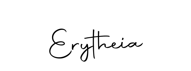 The best way (Autography-DOLnW) to make a short signature is to pick only two or three words in your name. The name Erytheia include a total of six letters. For converting this name. Erytheia signature style 10 images and pictures png