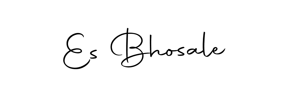 Design your own signature with our free online signature maker. With this signature software, you can create a handwritten (Autography-DOLnW) signature for name Es Bhosale. Es Bhosale signature style 10 images and pictures png