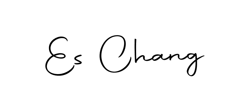 How to make Es Chang signature? Autography-DOLnW is a professional autograph style. Create handwritten signature for Es Chang name. Es Chang signature style 10 images and pictures png