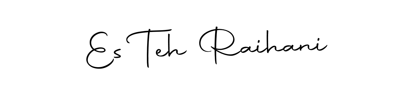 Create a beautiful signature design for name Es Teh Raihani. With this signature (Autography-DOLnW) fonts, you can make a handwritten signature for free. Es Teh Raihani signature style 10 images and pictures png