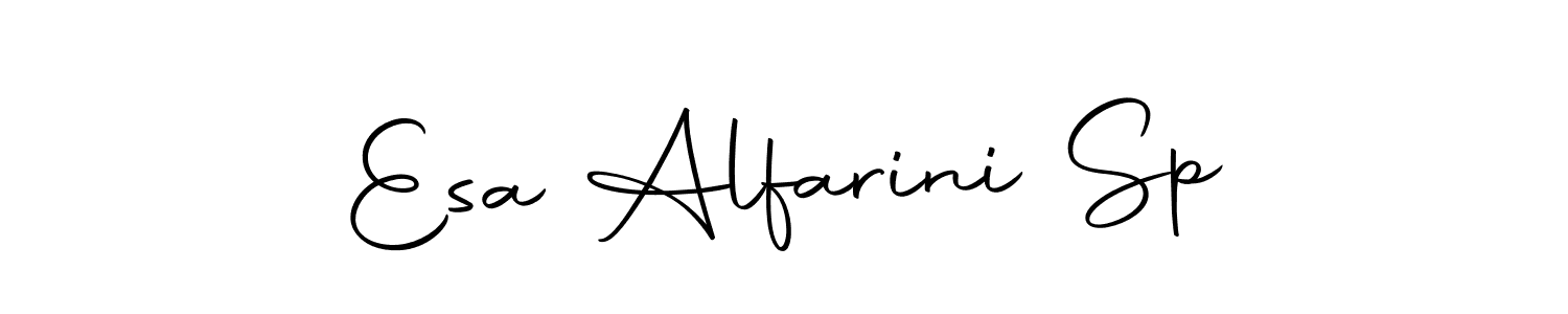 if you are searching for the best signature style for your name Esa Alfarini Sp. so please give up your signature search. here we have designed multiple signature styles  using Autography-DOLnW. Esa Alfarini Sp signature style 10 images and pictures png