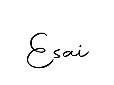 Similarly Autography-DOLnW is the best handwritten signature design. Signature creator online .You can use it as an online autograph creator for name Esai. Esai signature style 10 images and pictures png