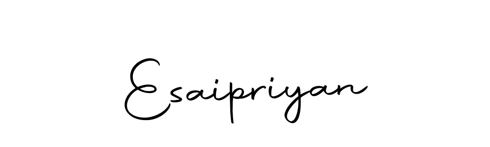 How to make Esaipriyan signature? Autography-DOLnW is a professional autograph style. Create handwritten signature for Esaipriyan name. Esaipriyan signature style 10 images and pictures png