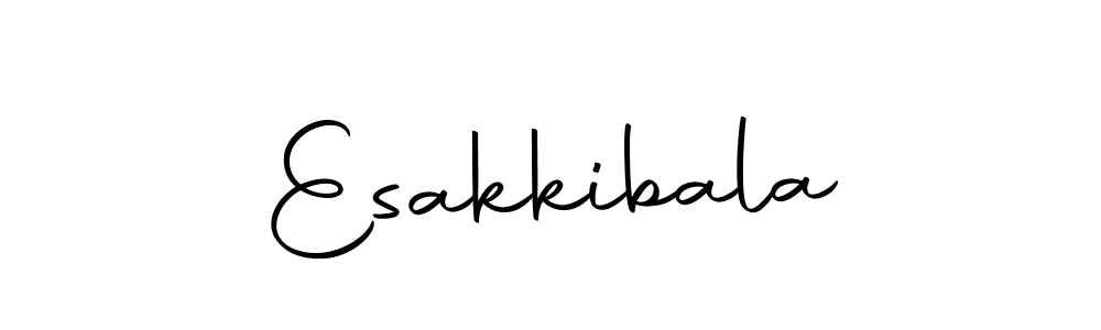 Design your own signature with our free online signature maker. With this signature software, you can create a handwritten (Autography-DOLnW) signature for name Esakkibala. Esakkibala signature style 10 images and pictures png