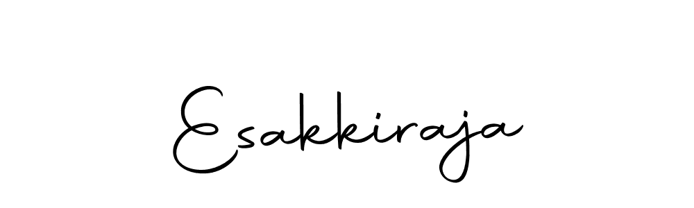 Create a beautiful signature design for name Esakkiraja. With this signature (Autography-DOLnW) fonts, you can make a handwritten signature for free. Esakkiraja signature style 10 images and pictures png