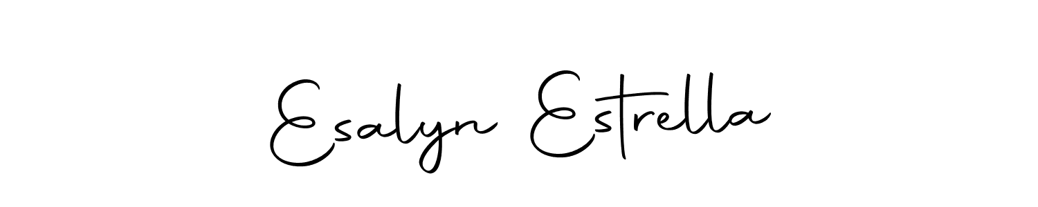 Make a beautiful signature design for name Esalyn Estrella. Use this online signature maker to create a handwritten signature for free. Esalyn Estrella signature style 10 images and pictures png