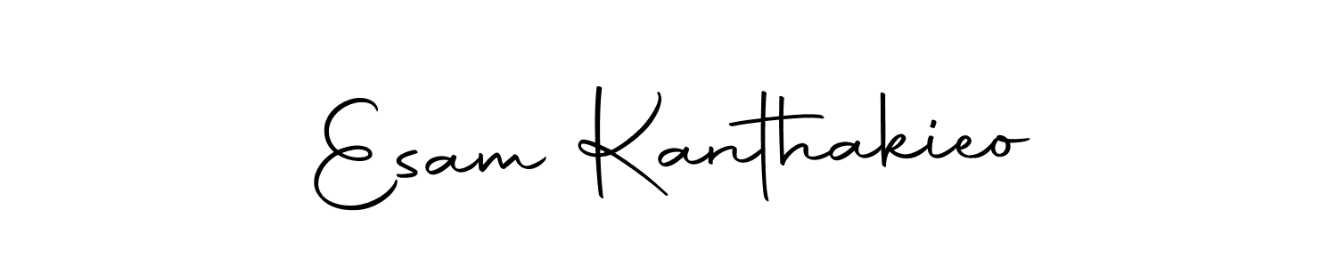 Use a signature maker to create a handwritten signature online. With this signature software, you can design (Autography-DOLnW) your own signature for name Esam Kanthakieo. Esam Kanthakieo signature style 10 images and pictures png