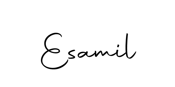 Esamil stylish signature style. Best Handwritten Sign (Autography-DOLnW) for my name. Handwritten Signature Collection Ideas for my name Esamil. Esamil signature style 10 images and pictures png