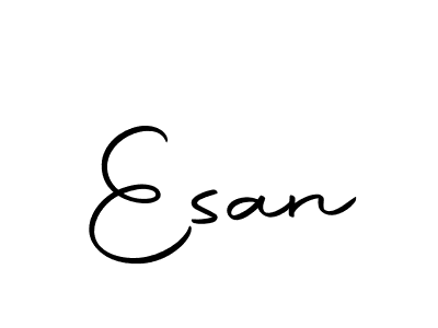 Make a beautiful signature design for name Esan. Use this online signature maker to create a handwritten signature for free. Esan signature style 10 images and pictures png