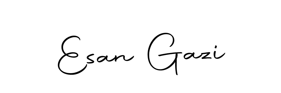 Similarly Autography-DOLnW is the best handwritten signature design. Signature creator online .You can use it as an online autograph creator for name Esan Gazi. Esan Gazi signature style 10 images and pictures png