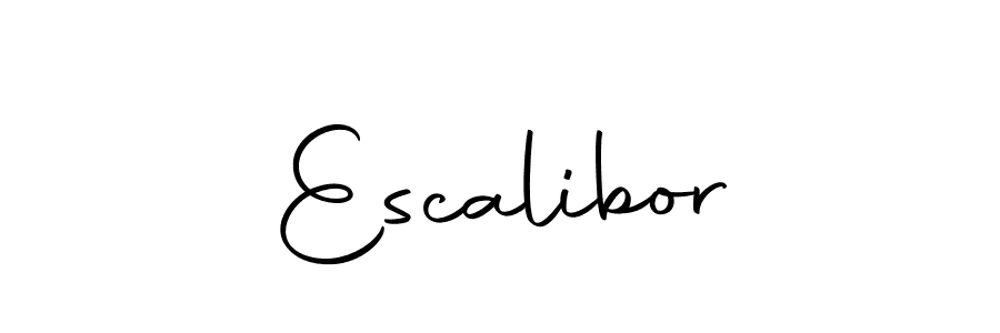 Use a signature maker to create a handwritten signature online. With this signature software, you can design (Autography-DOLnW) your own signature for name Escalibor. Escalibor signature style 10 images and pictures png