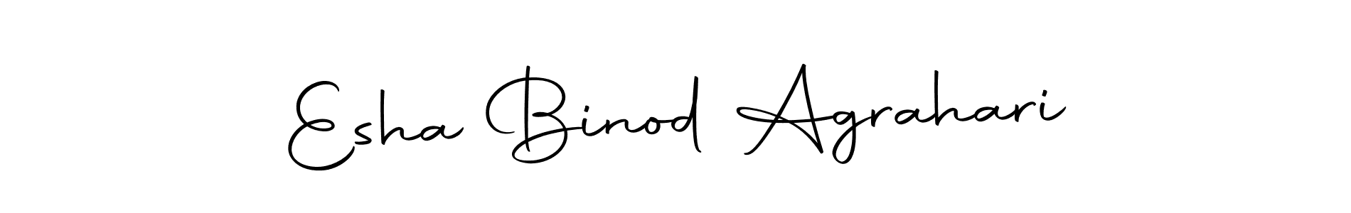 The best way (Autography-DOLnW) to make a short signature is to pick only two or three words in your name. The name Esha Binod Agrahari include a total of six letters. For converting this name. Esha Binod Agrahari signature style 10 images and pictures png