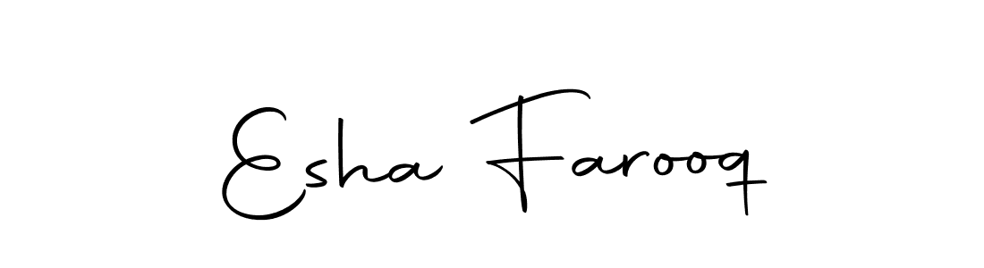 How to make Esha Farooq signature? Autography-DOLnW is a professional autograph style. Create handwritten signature for Esha Farooq name. Esha Farooq signature style 10 images and pictures png