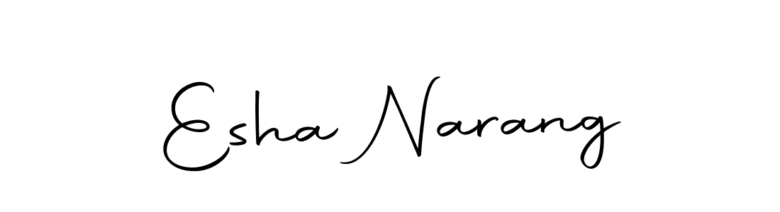 Also we have Esha Narang name is the best signature style. Create professional handwritten signature collection using Autography-DOLnW autograph style. Esha Narang signature style 10 images and pictures png