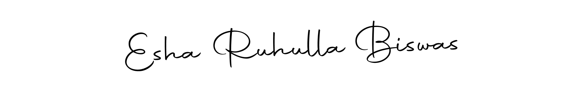 if you are searching for the best signature style for your name Esha Ruhulla Biswas. so please give up your signature search. here we have designed multiple signature styles  using Autography-DOLnW. Esha Ruhulla Biswas signature style 10 images and pictures png