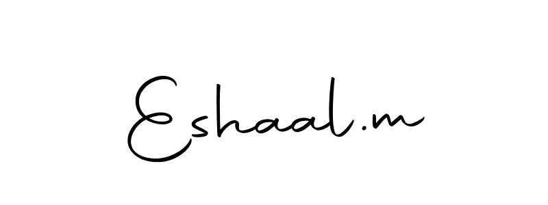 You can use this online signature creator to create a handwritten signature for the name Eshaal.m. This is the best online autograph maker. Eshaal.m signature style 10 images and pictures png