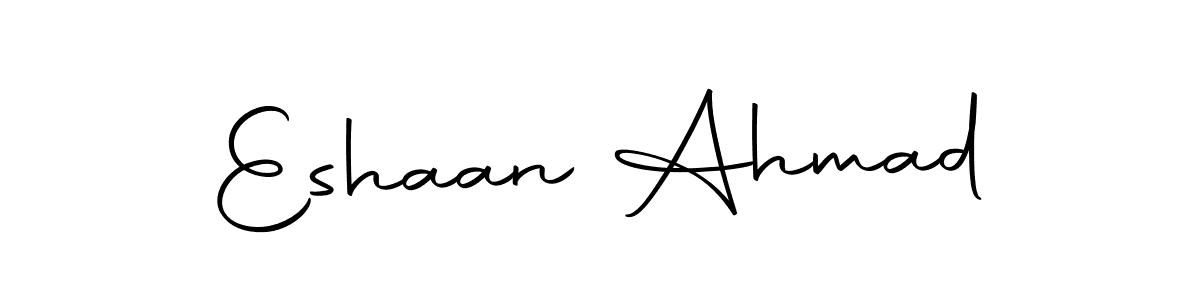 Make a beautiful signature design for name Eshaan Ahmad. Use this online signature maker to create a handwritten signature for free. Eshaan Ahmad signature style 10 images and pictures png