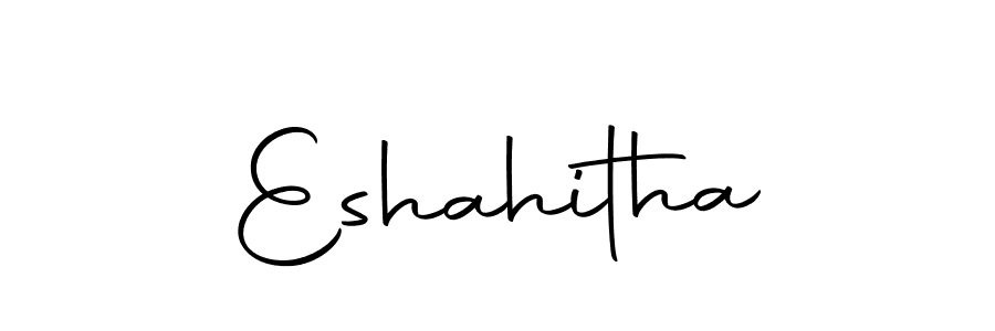 Make a beautiful signature design for name Eshahitha. Use this online signature maker to create a handwritten signature for free. Eshahitha signature style 10 images and pictures png
