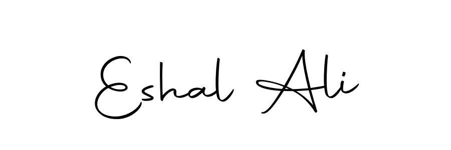 Make a beautiful signature design for name Eshal Ali. With this signature (Autography-DOLnW) style, you can create a handwritten signature for free. Eshal Ali signature style 10 images and pictures png