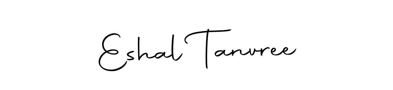 How to make Eshal Tanvree signature? Autography-DOLnW is a professional autograph style. Create handwritten signature for Eshal Tanvree name. Eshal Tanvree signature style 10 images and pictures png