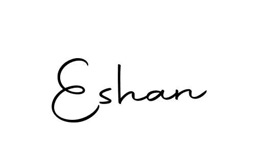 Design your own signature with our free online signature maker. With this signature software, you can create a handwritten (Autography-DOLnW) signature for name Eshan. Eshan signature style 10 images and pictures png