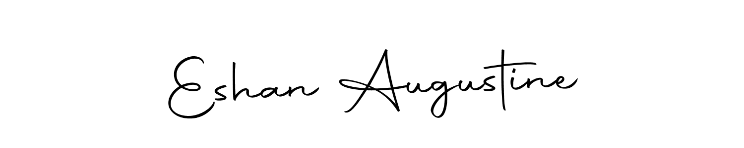 Make a beautiful signature design for name Eshan Augustine. Use this online signature maker to create a handwritten signature for free. Eshan Augustine signature style 10 images and pictures png