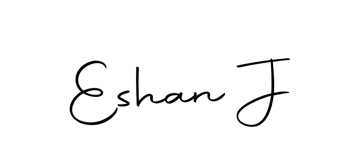 Make a beautiful signature design for name Eshan J. With this signature (Autography-DOLnW) style, you can create a handwritten signature for free. Eshan J signature style 10 images and pictures png