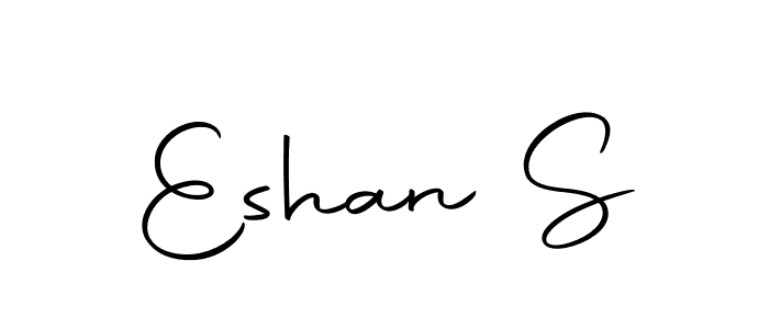 How to make Eshan S name signature. Use Autography-DOLnW style for creating short signs online. This is the latest handwritten sign. Eshan S signature style 10 images and pictures png