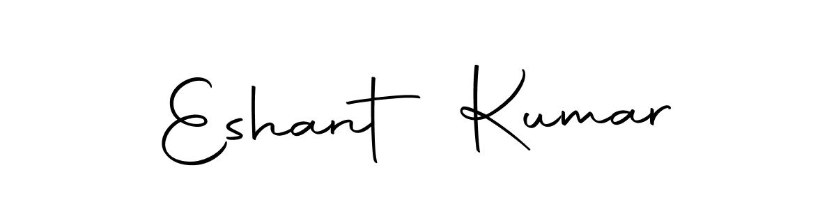 Use a signature maker to create a handwritten signature online. With this signature software, you can design (Autography-DOLnW) your own signature for name Eshant Kumar. Eshant Kumar signature style 10 images and pictures png