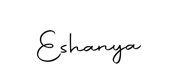 Similarly Autography-DOLnW is the best handwritten signature design. Signature creator online .You can use it as an online autograph creator for name Eshanya. Eshanya signature style 10 images and pictures png