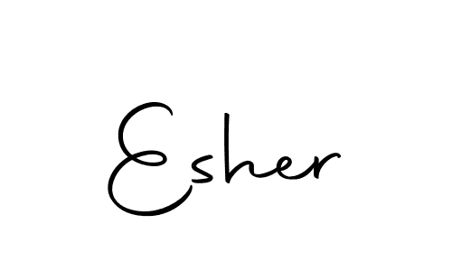 Also we have Esher name is the best signature style. Create professional handwritten signature collection using Autography-DOLnW autograph style. Esher signature style 10 images and pictures png