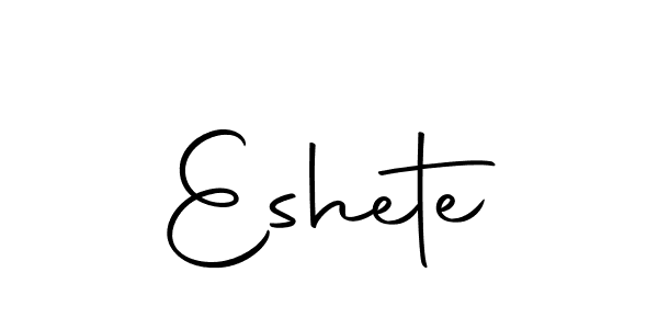 The best way (Autography-DOLnW) to make a short signature is to pick only two or three words in your name. The name Eshete include a total of six letters. For converting this name. Eshete signature style 10 images and pictures png