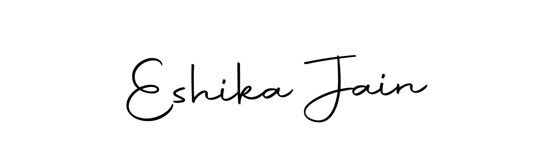 if you are searching for the best signature style for your name Eshika Jain. so please give up your signature search. here we have designed multiple signature styles  using Autography-DOLnW. Eshika Jain signature style 10 images and pictures png