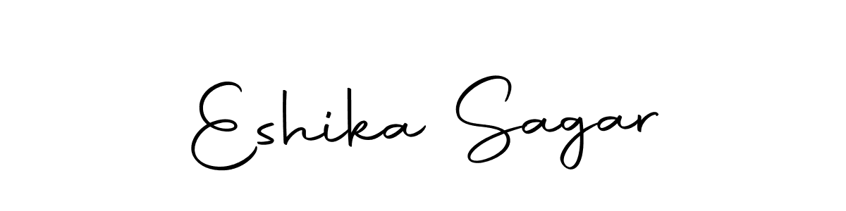 How to make Eshika Sagar signature? Autography-DOLnW is a professional autograph style. Create handwritten signature for Eshika Sagar name. Eshika Sagar signature style 10 images and pictures png