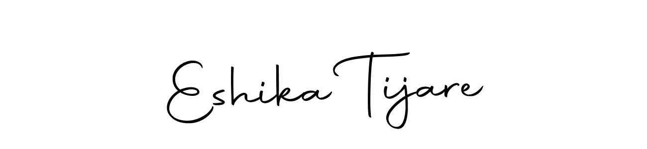 Similarly Autography-DOLnW is the best handwritten signature design. Signature creator online .You can use it as an online autograph creator for name Eshika Tijare. Eshika Tijare signature style 10 images and pictures png