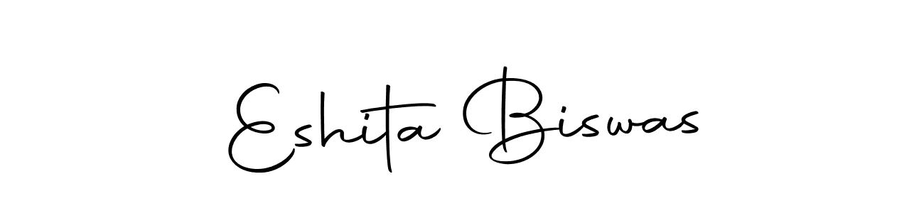 Make a beautiful signature design for name Eshita Biswas. Use this online signature maker to create a handwritten signature for free. Eshita Biswas signature style 10 images and pictures png