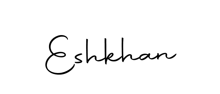 How to make Eshkhan signature? Autography-DOLnW is a professional autograph style. Create handwritten signature for Eshkhan name. Eshkhan signature style 10 images and pictures png