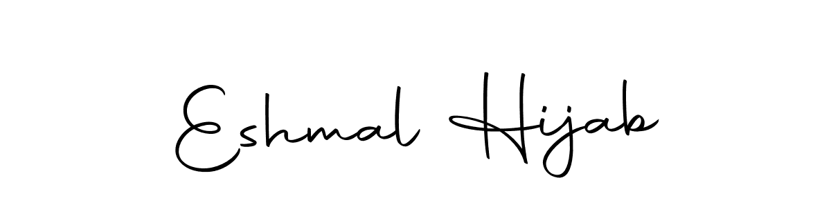 Create a beautiful signature design for name Eshmal Hijab. With this signature (Autography-DOLnW) fonts, you can make a handwritten signature for free. Eshmal Hijab signature style 10 images and pictures png