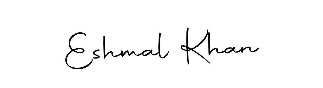 Autography-DOLnW is a professional signature style that is perfect for those who want to add a touch of class to their signature. It is also a great choice for those who want to make their signature more unique. Get Eshmal Khan name to fancy signature for free. Eshmal Khan signature style 10 images and pictures png