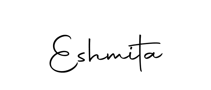 Design your own signature with our free online signature maker. With this signature software, you can create a handwritten (Autography-DOLnW) signature for name Eshmita. Eshmita signature style 10 images and pictures png