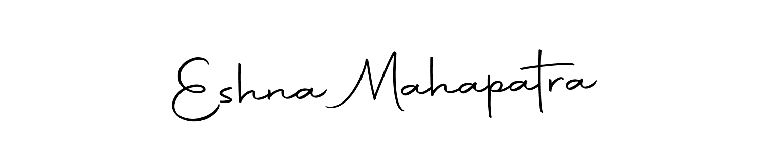 Use a signature maker to create a handwritten signature online. With this signature software, you can design (Autography-DOLnW) your own signature for name Eshna Mahapatra. Eshna Mahapatra signature style 10 images and pictures png