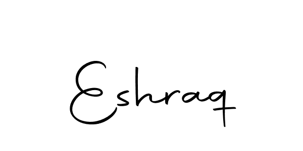 Design your own signature with our free online signature maker. With this signature software, you can create a handwritten (Autography-DOLnW) signature for name Eshraq. Eshraq signature style 10 images and pictures png