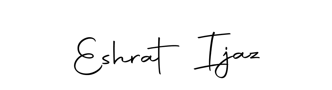 You can use this online signature creator to create a handwritten signature for the name Eshrat Ijaz. This is the best online autograph maker. Eshrat Ijaz signature style 10 images and pictures png