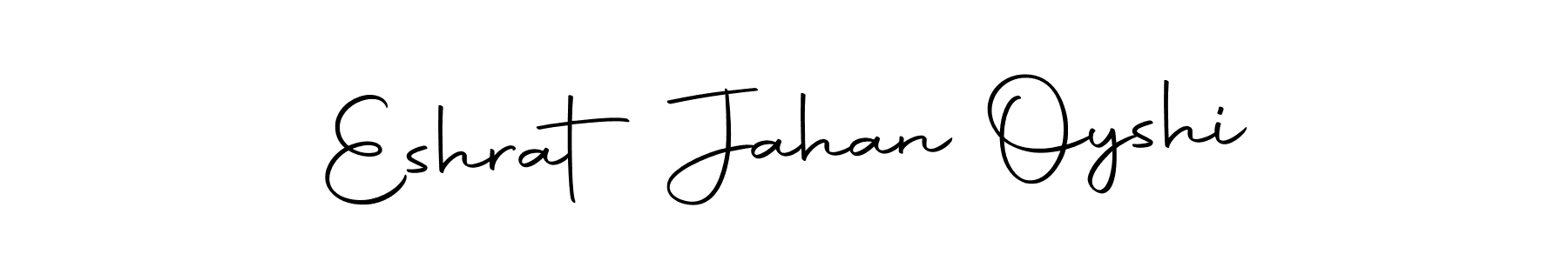 Make a short Eshrat Jahan Oyshi signature style. Manage your documents anywhere anytime using Autography-DOLnW. Create and add eSignatures, submit forms, share and send files easily. Eshrat Jahan Oyshi signature style 10 images and pictures png