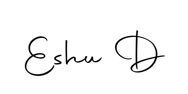 The best way (Autography-DOLnW) to make a short signature is to pick only two or three words in your name. The name Eshu D include a total of six letters. For converting this name. Eshu D signature style 10 images and pictures png