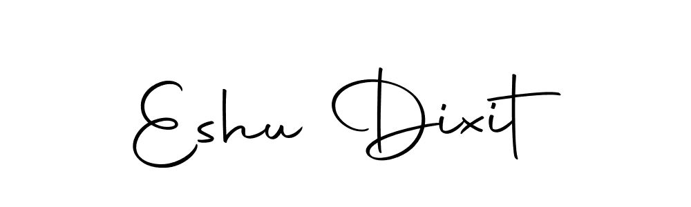 Create a beautiful signature design for name Eshu Dixit. With this signature (Autography-DOLnW) fonts, you can make a handwritten signature for free. Eshu Dixit signature style 10 images and pictures png