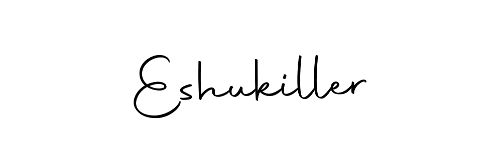 Make a beautiful signature design for name Eshukiller. With this signature (Autography-DOLnW) style, you can create a handwritten signature for free. Eshukiller signature style 10 images and pictures png