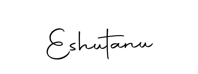 Use a signature maker to create a handwritten signature online. With this signature software, you can design (Autography-DOLnW) your own signature for name Eshutanu. Eshutanu signature style 10 images and pictures png